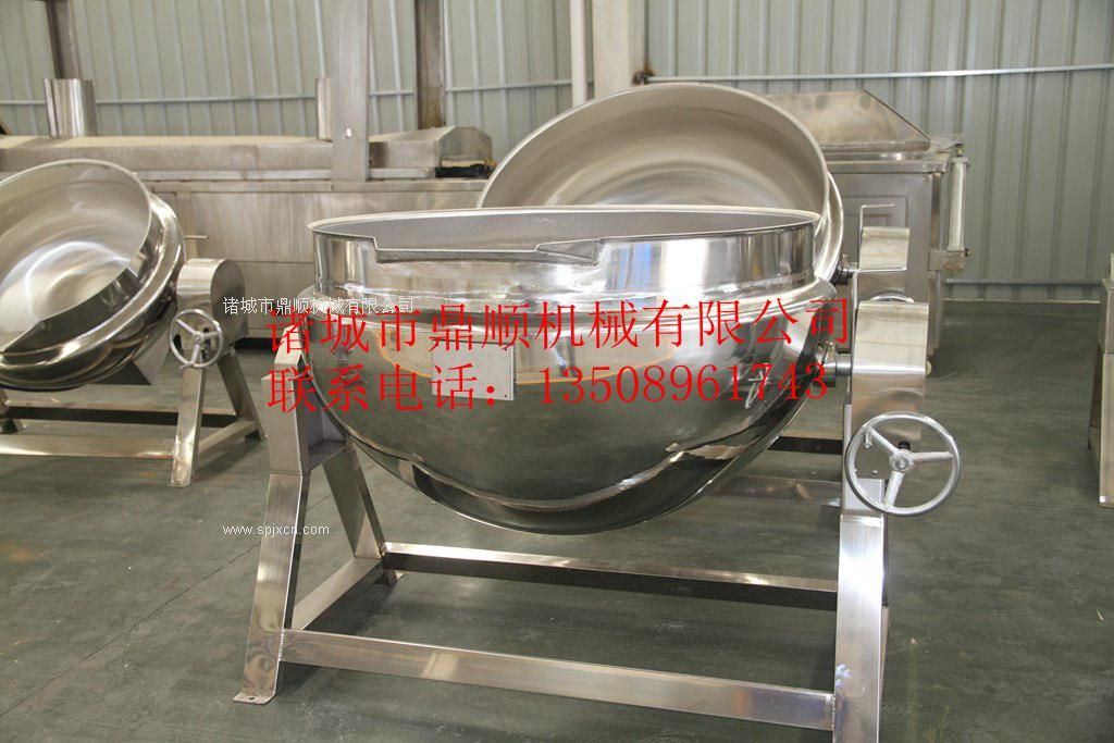 厂家直供质量不锈钢蒸汽夹层锅